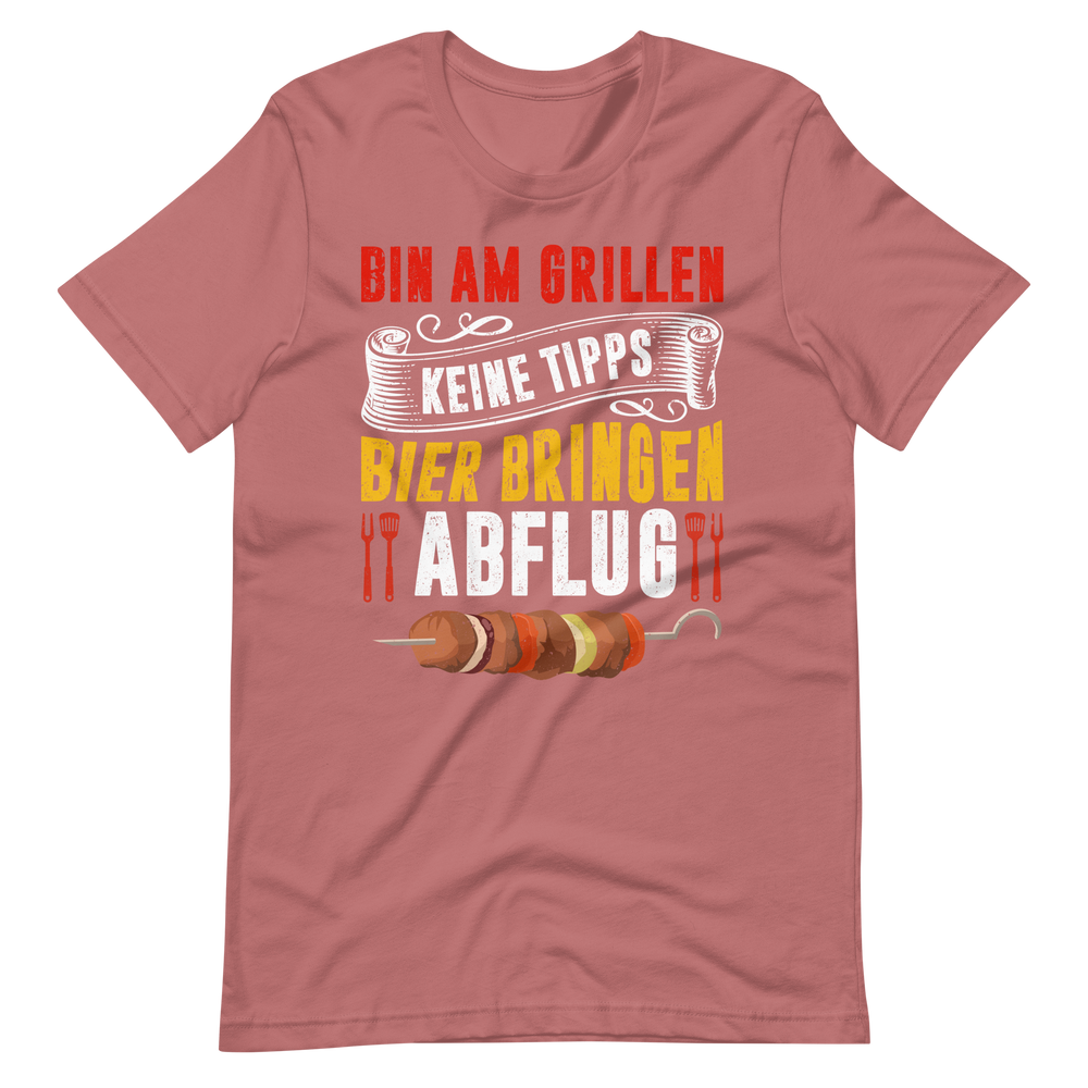 Bin am Grillen! Lustiges BBQ T-Shirt