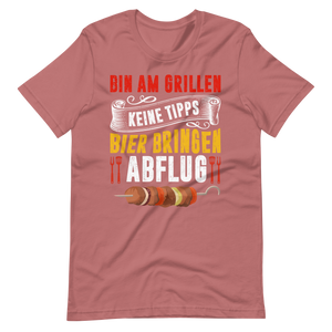 Bin am Grillen! Lustiges BBQ T-Shirt