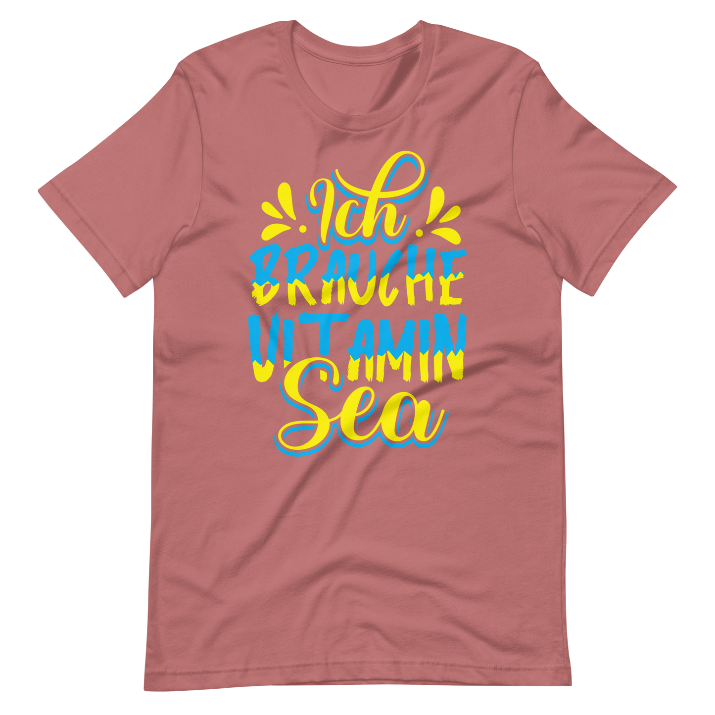 Lustiges T-Shirt "Vitamin SEA!" für Strandliebhaber | Baumwollqualität