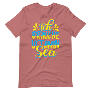 Lustiges T-Shirt "Vitamin SEA!" für Strandliebhaber | Baumwollqualität