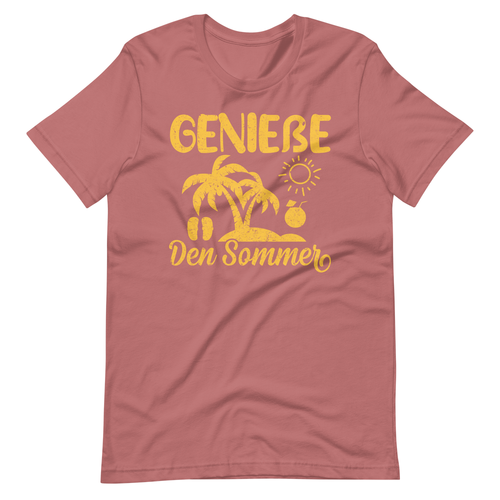 Sommer-T-Shirt "Genieße den Sommer!"