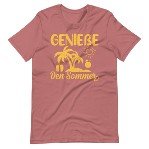 Sommer-T-Shirt "Genieße den Sommer!"