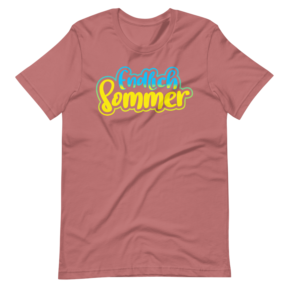 Trendiges T-Shirt "Endlich Sommer! Logo Style!" | Lässiger Look