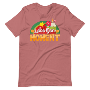 Sommer-T-Shirt "Moment leben!" | Positiver Style