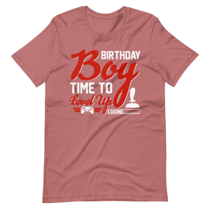 Lustiges Gamer-Shirt - Birthday Boy Time To Level Up - Gamer Shirts