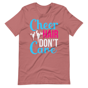 Cheer Hair Don't Care – Tolles Cheerleader Shirt
