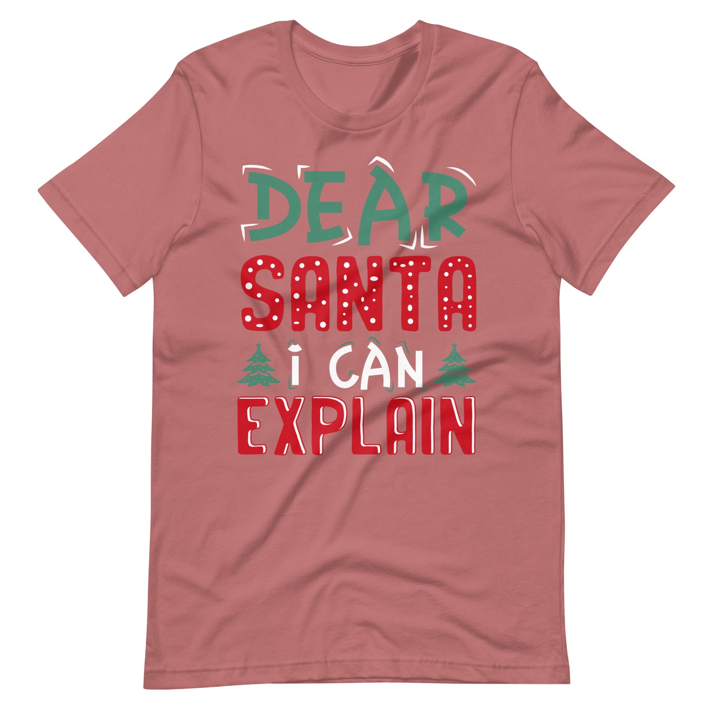 Weihnachten T-Shirt: Dear Santa, ich kann das erklären - Lustiges Festtags-Statement!"