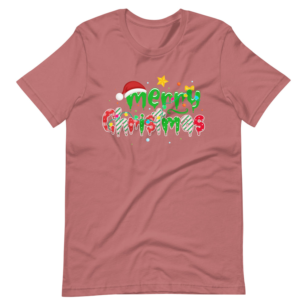 Merry Christmas Slogan - Weihnachten T-Shirt mit festlichem Charme