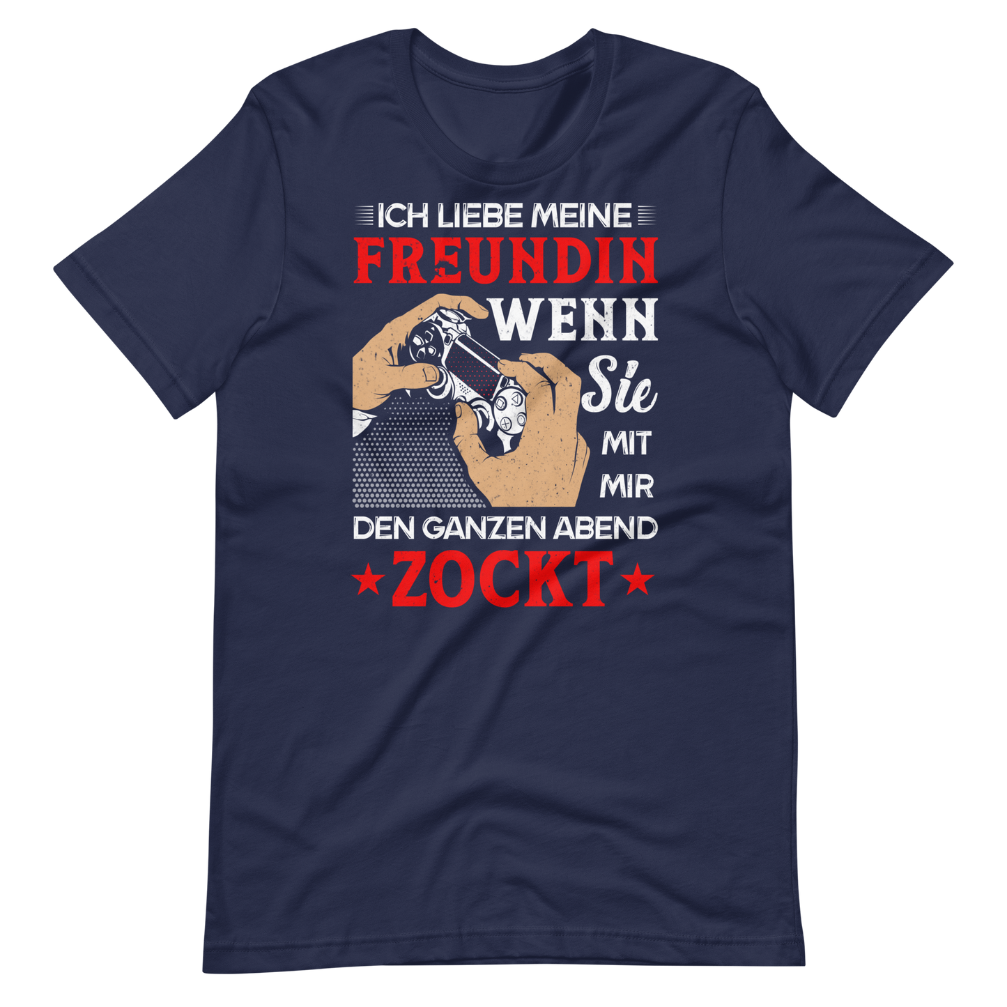 Gamer-Kapuzenpullover Zocker-Erlebnisse | Spruch: "Liebe, wenn Freundin zockt!"