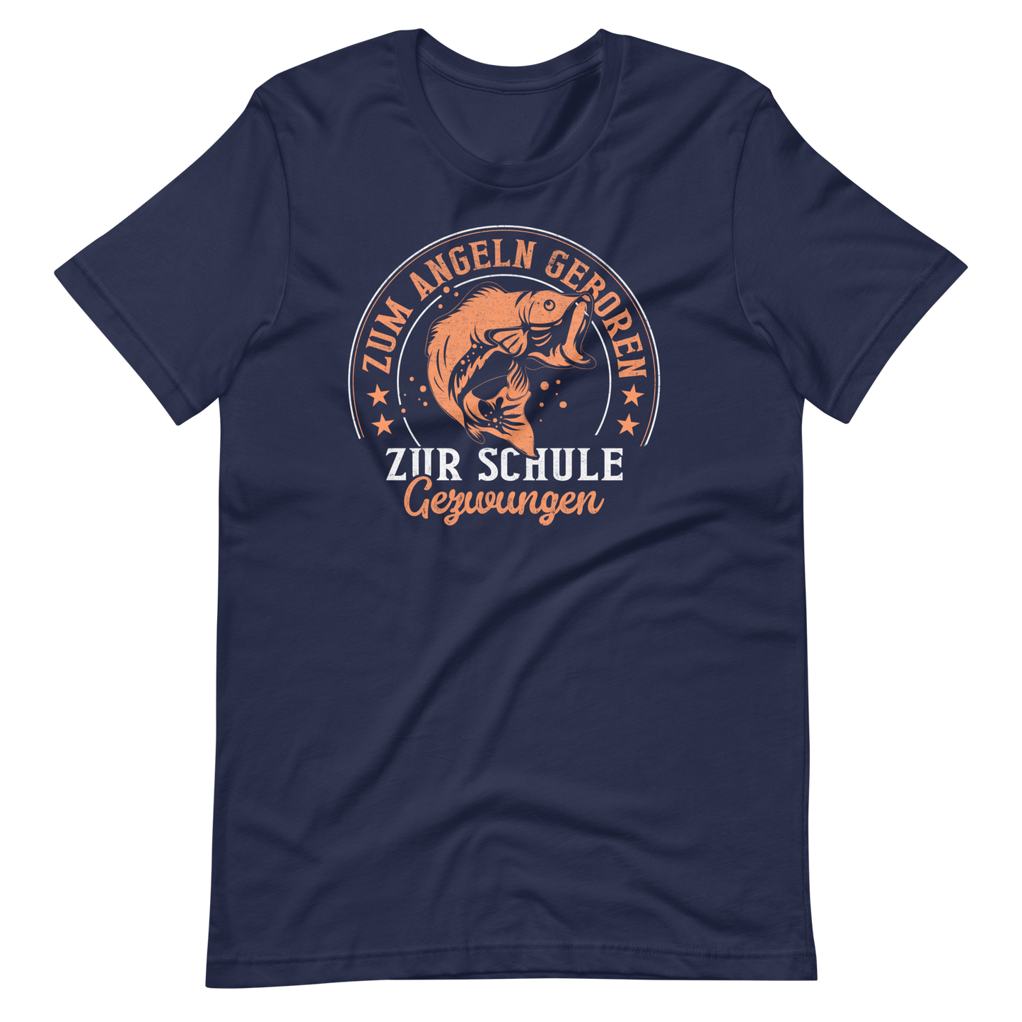 Zum Angeln geboren, zur Schule gezwungen T-Shirt für Angelliebhaber