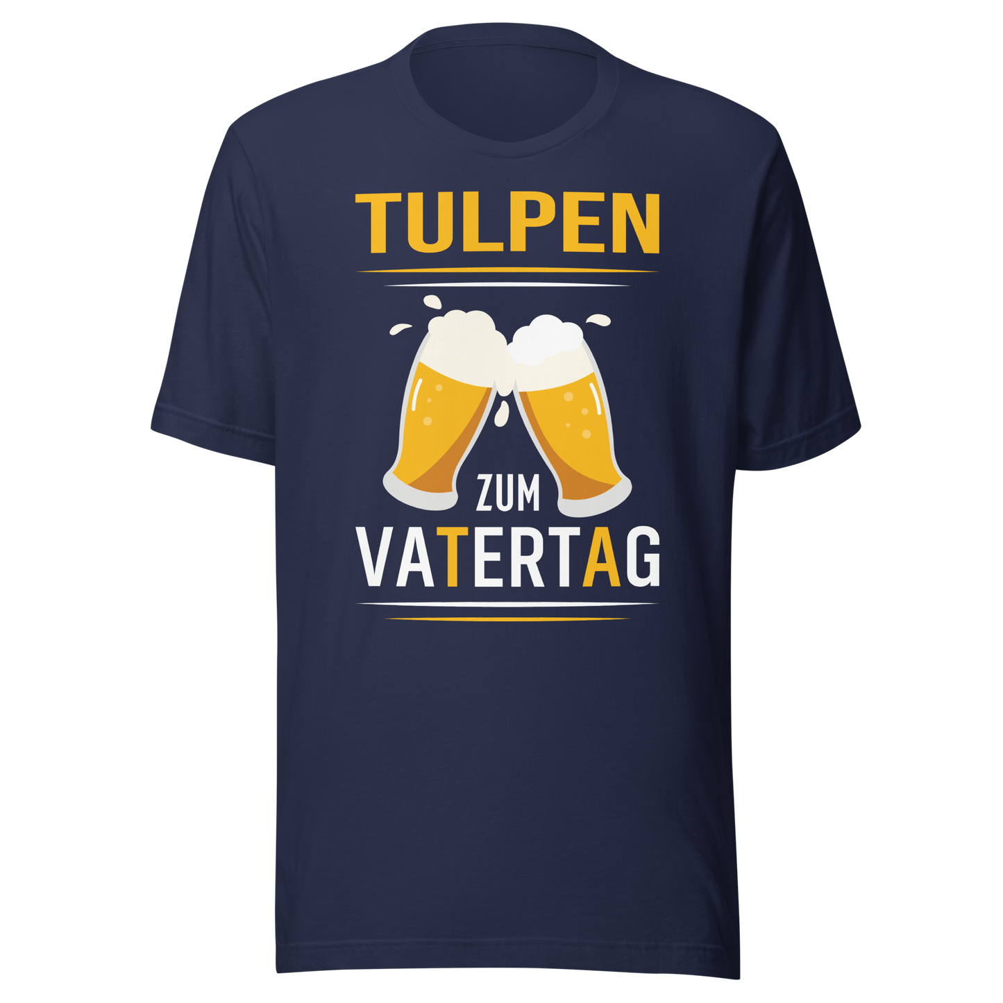 Tulpen zum Vatertag T-Shirt für Männer - Vatertagsgeschenk