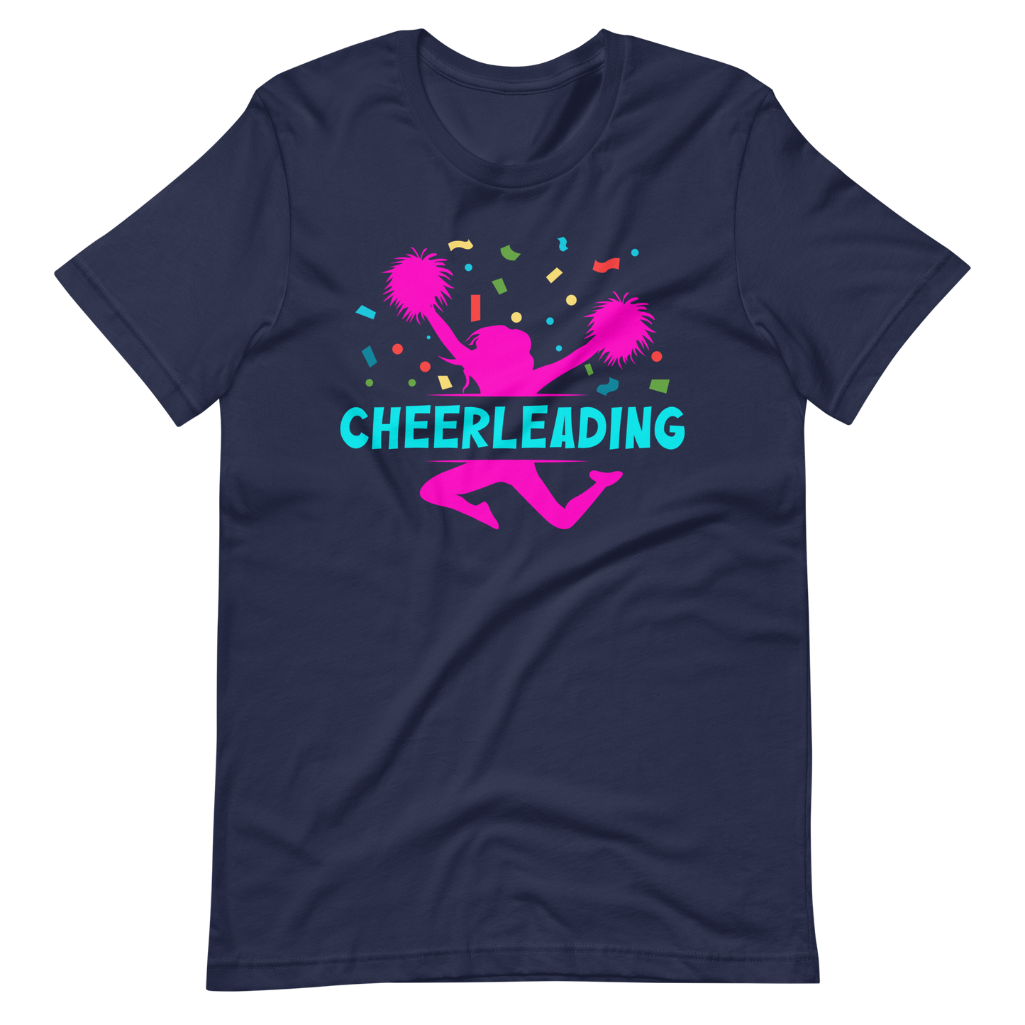 Cheerleading Pomms T-Shirt für Mädchen und Frauen