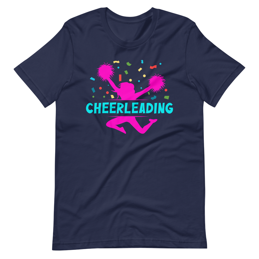 Cheerleading Pomms T-Shirt für Mädchen und Frauen