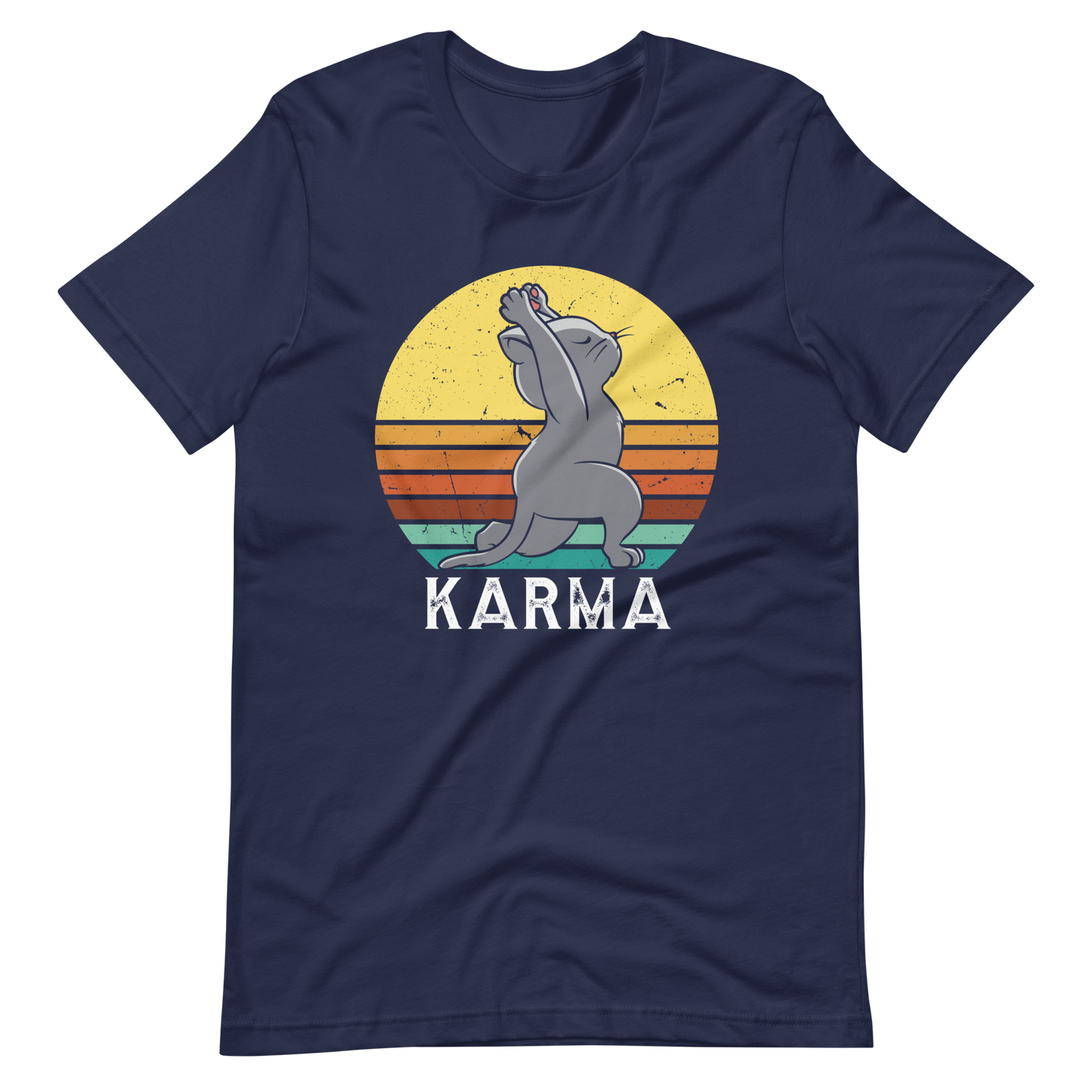 Karma CAT! T-Shirt | Lustiges Katzenmotiv