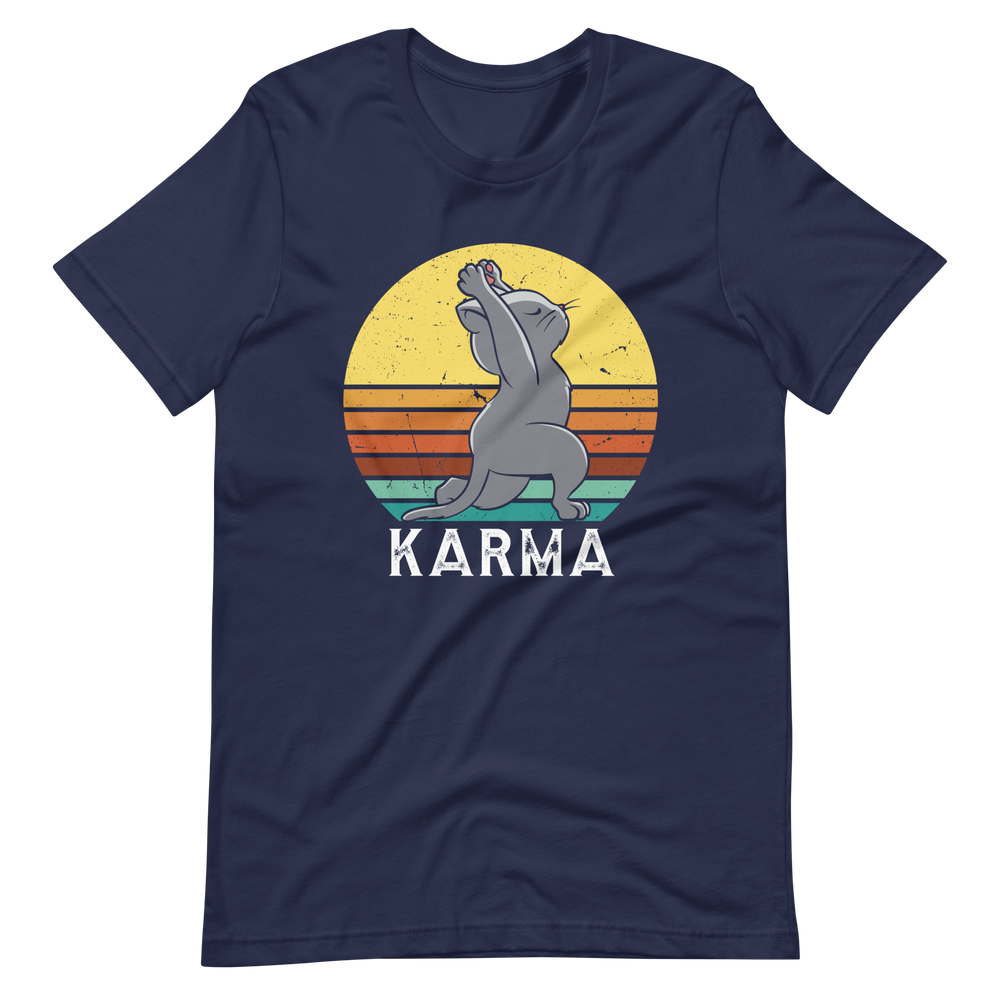 Karma CAT! T-Shirt | Lustiges Katzenmotiv
