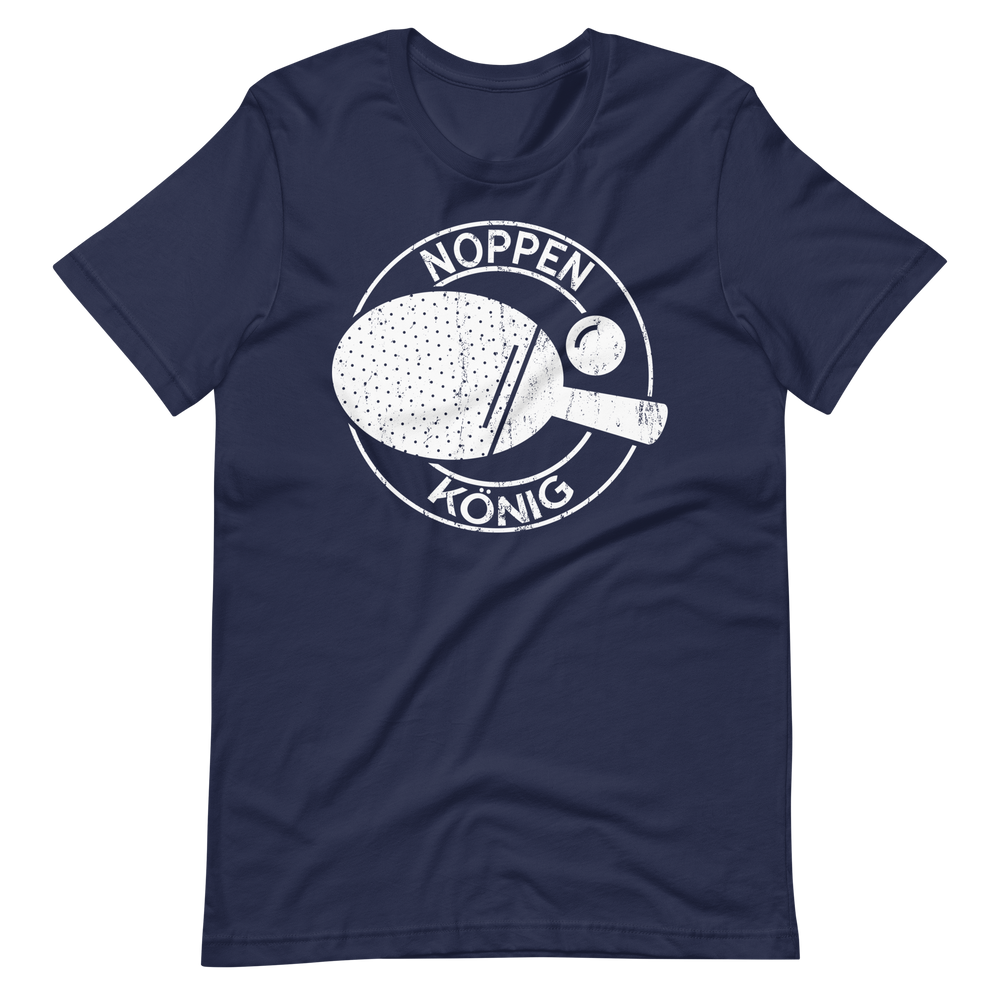 Noppen König T-Shirt - Coole Geschenkidee für Tischtennisfans