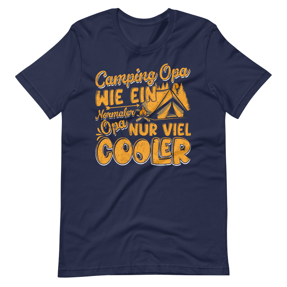 Witziges Camping Opa T-Shirt - Cooler als ein normaler Opa