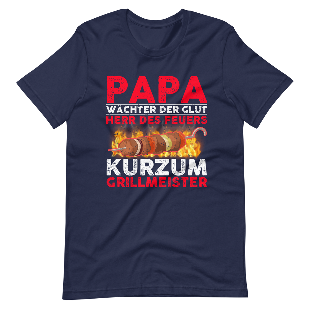 Grillmeister T-Shirt für Papas - Lustiges Geschenk für Grillfans