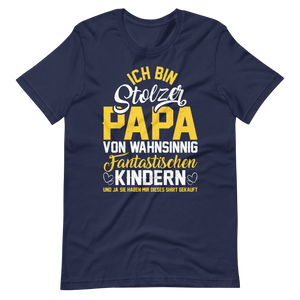 Stolzer Papa von fantastischen Kindern T-Shirt | Vatertagsgeschenk