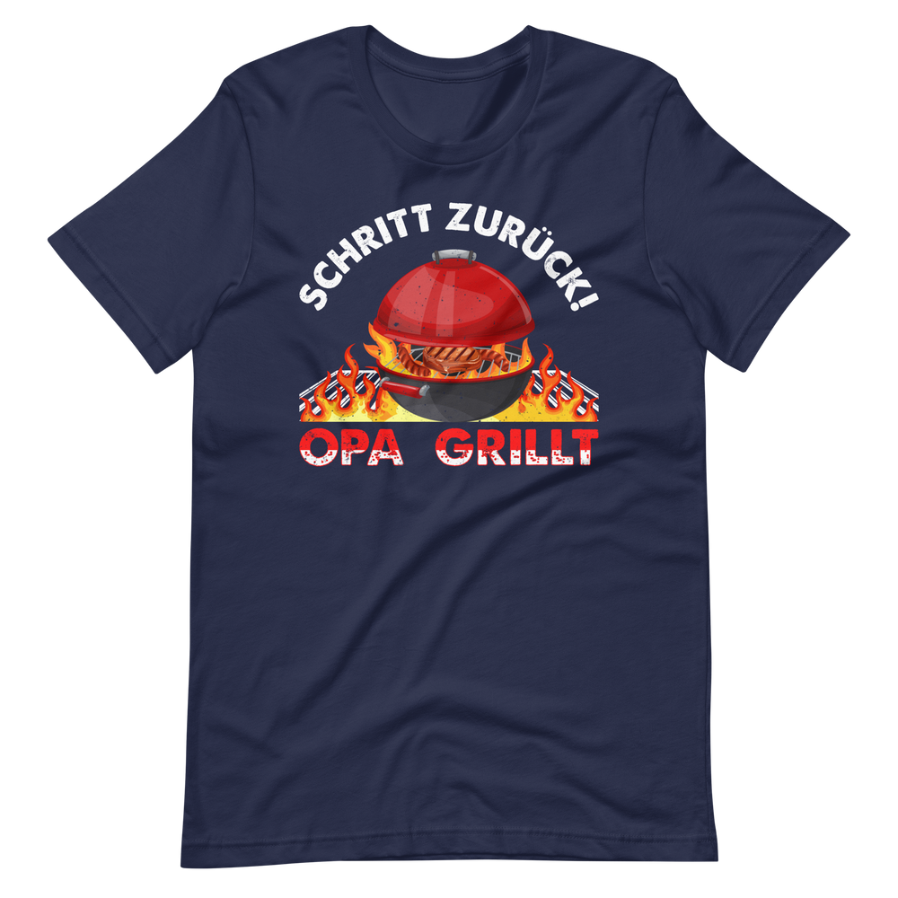 Schritt zurück! OPA grillt T-Shirt