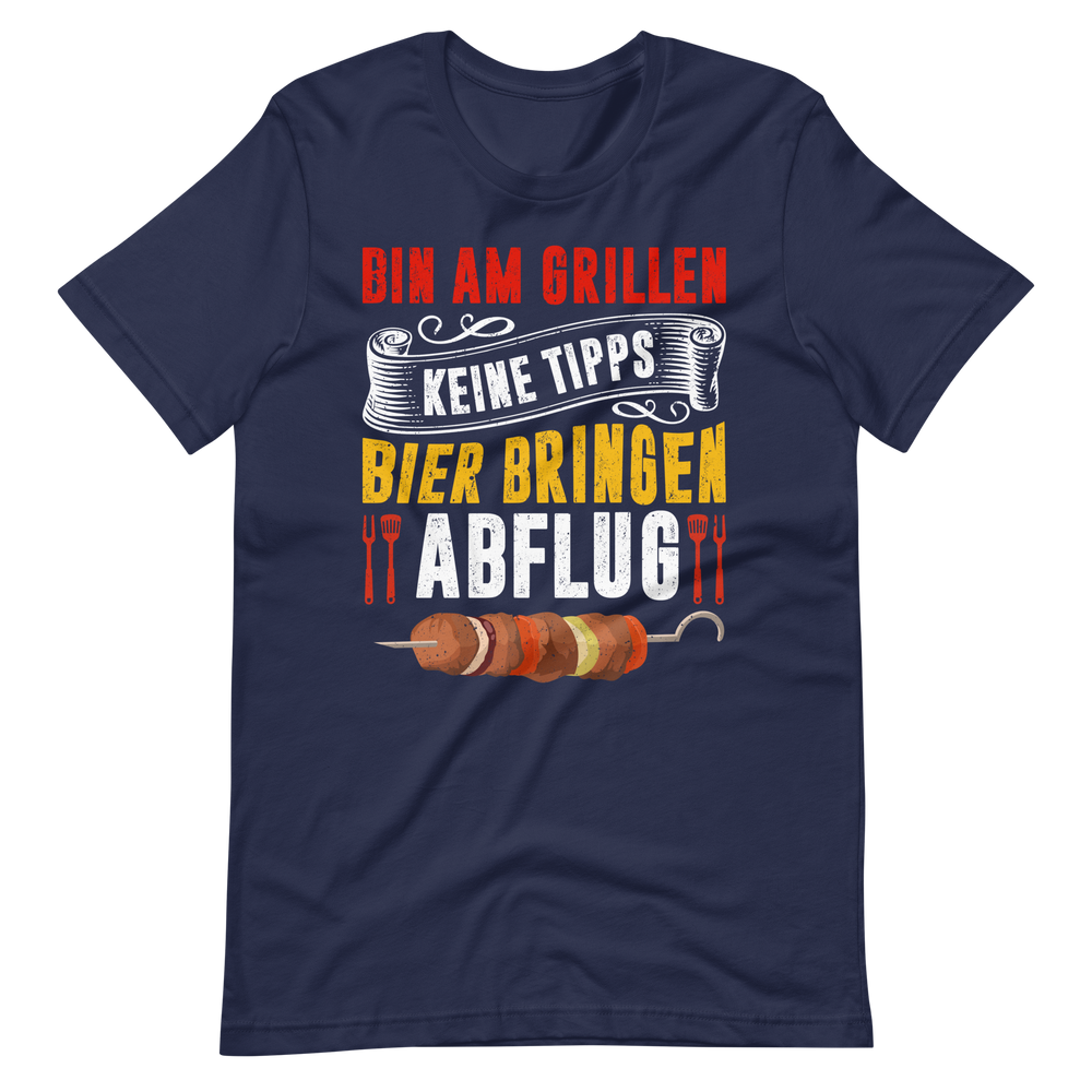 Bin am Grillen! Lustiges BBQ T-Shirt