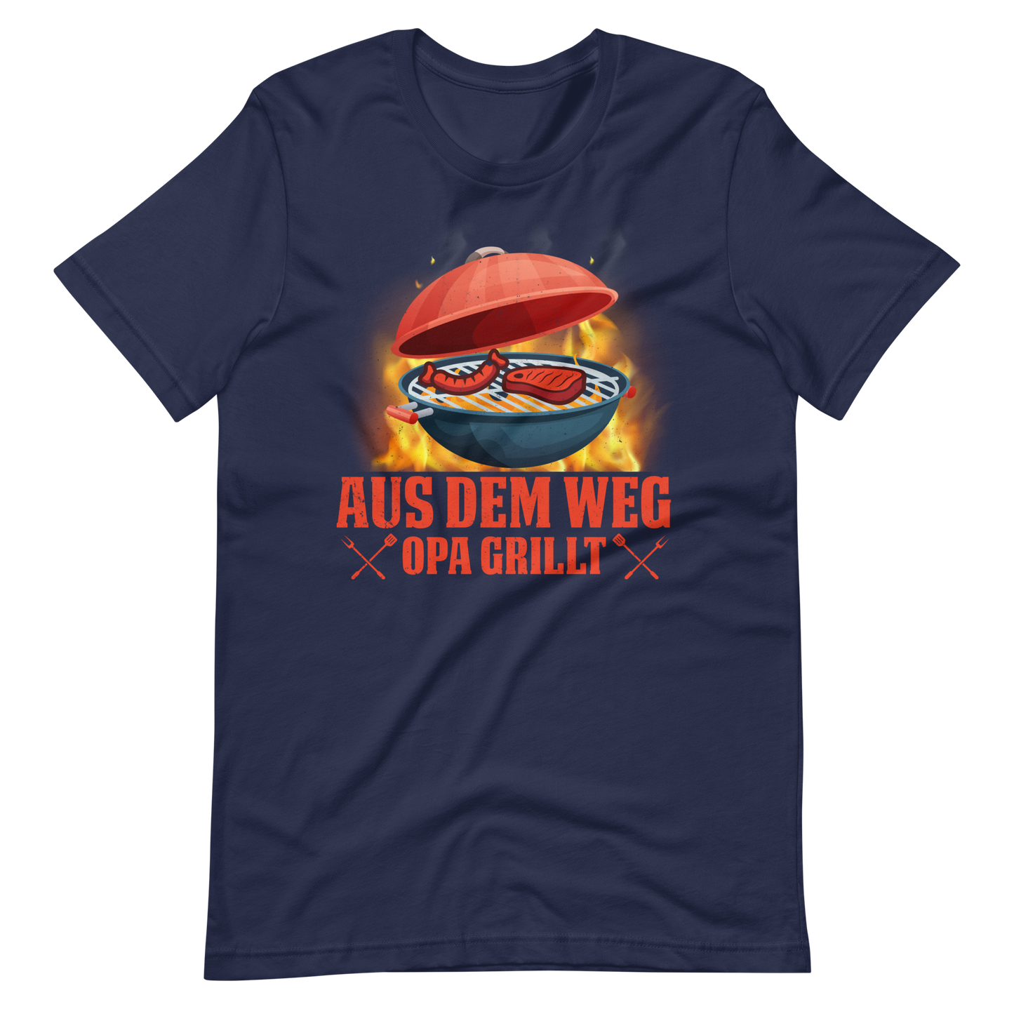 Lustiges Grill T-Shirt - OPA grillt!