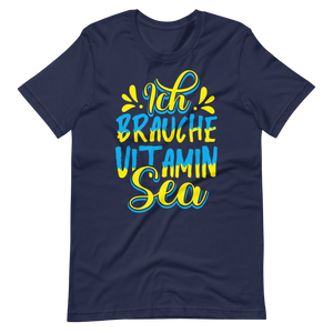 Lustiges T-Shirt "Vitamin SEA!" für Strandliebhaber | Baumwollqualität