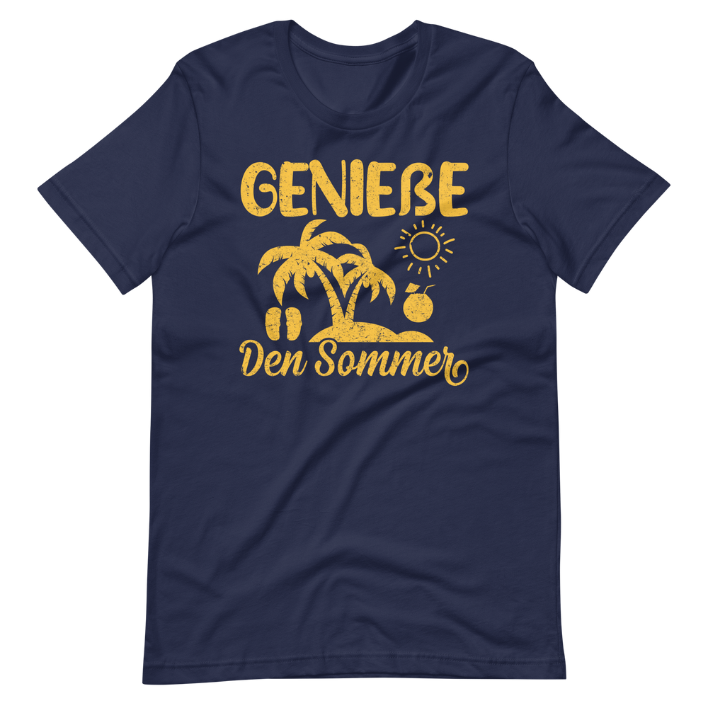 Sommer-T-Shirt "Genieße den Sommer!"