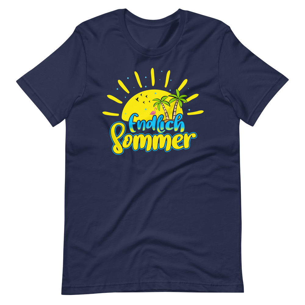 Sommer-T-Shirt "Endlich Sommer! Fun Style!" | Lässiger Look