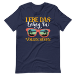 Sommer-T-Shirt "Lebe das Leben!" | Positiver Style