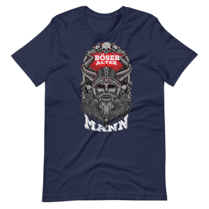 Lustiges T-Shirt "Böser alter Mann! Viking Style!"