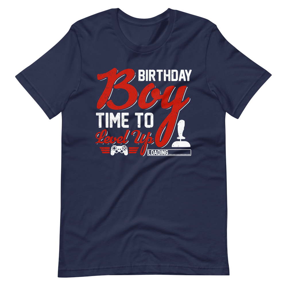 Lustiges Gamer-Shirt - Birthday Boy Time To Level Up - Gamer Shirts