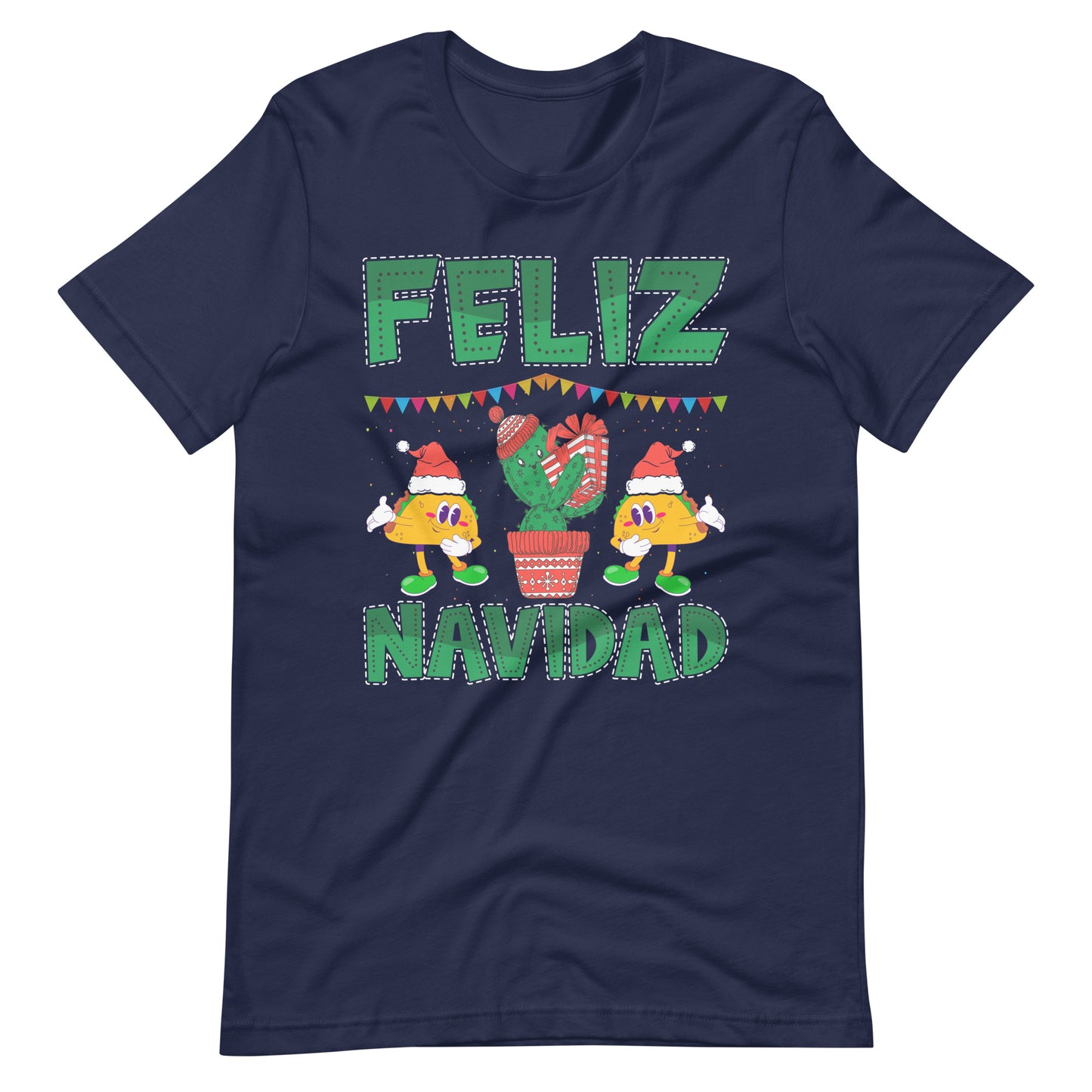 Frohe Weihnachten T-Shirt: Feliz Navidad, Merry Christmas