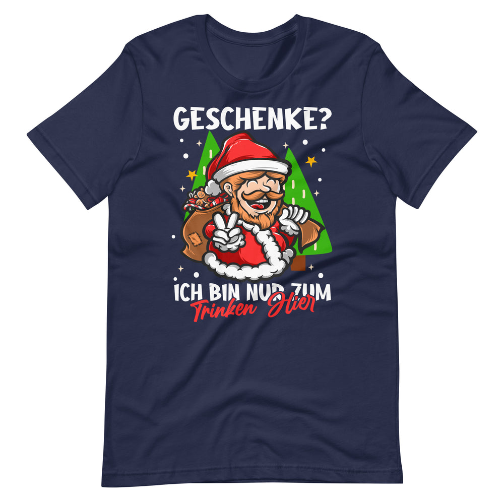 Weihnachten, hier nur zum Trinken! Lustiges Weihnachts-T-Shirt
