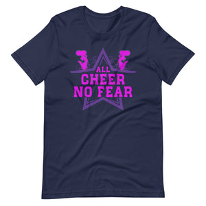 Cheerleading Leidenschaft pur! 'All Cheer, No Fear' T-Shirt für wahre Fans