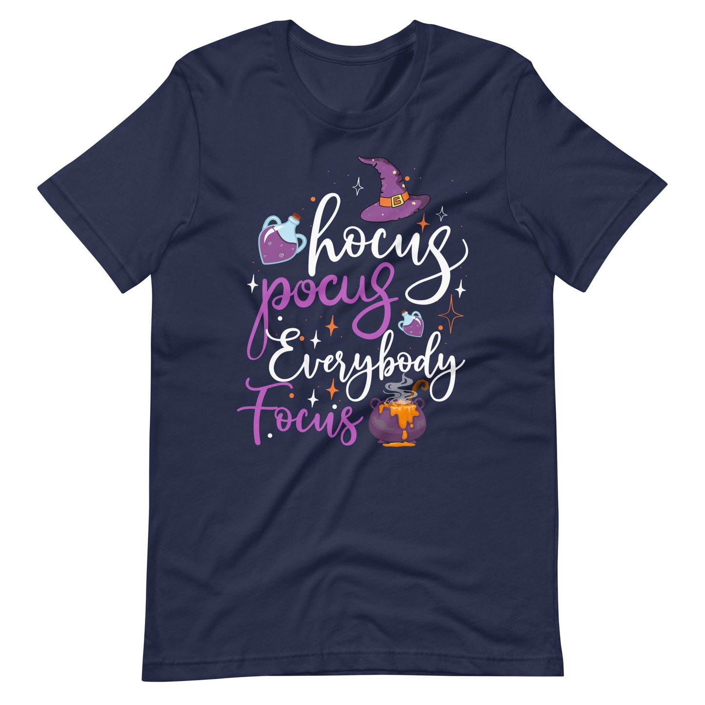 Halloween T-Shirt: Hocus Pocus, Everybody Focus - Spaßiger Gruselzauber