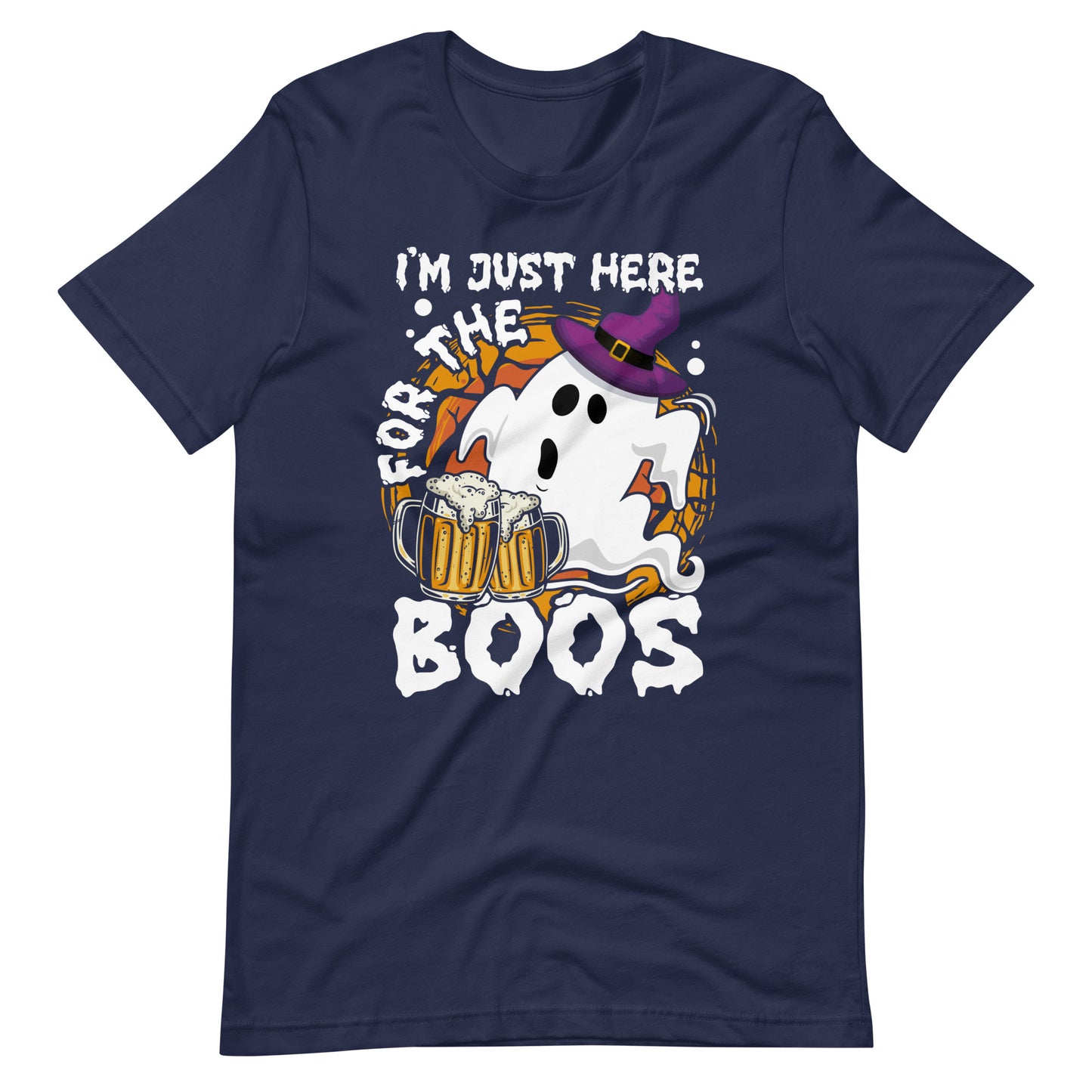 Halloween T-Shirt: I am just here for the BOOS! Lustiges Gruselshirt