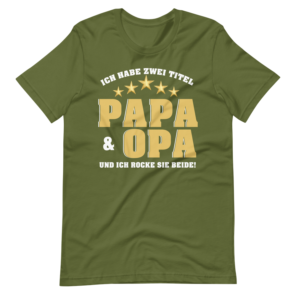 Papa und Opa - Ich ROCKE beide T-Shirt