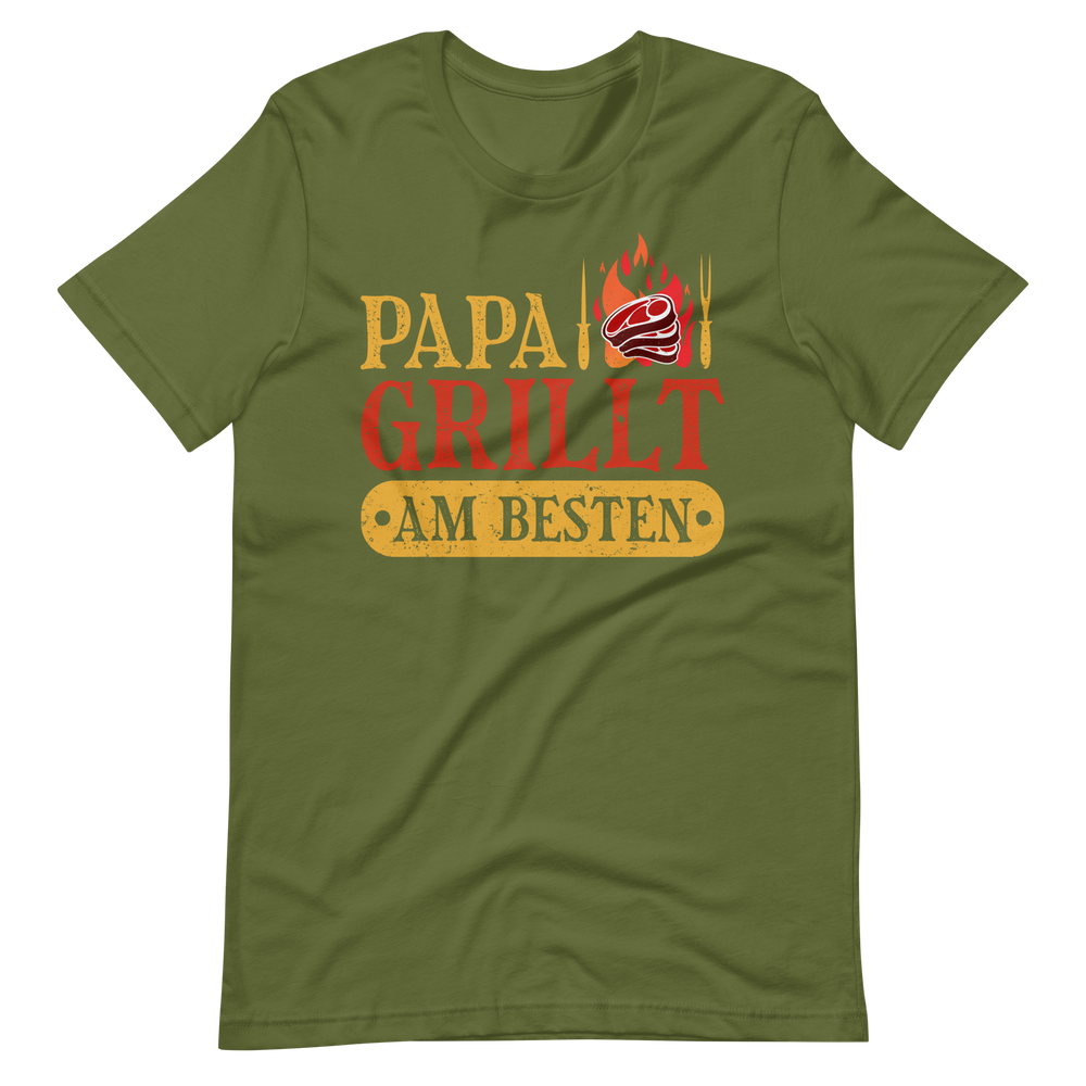 Papa GRILLT am besten! Lustiges BBQ T-Shirt