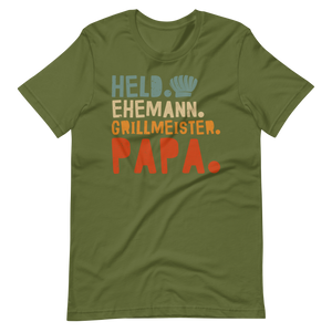 Held! Ehemann! Grillmeister! Papa! T-Shirt