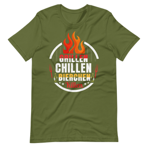 Grillen! Chillen! Bierchen Killen! T-Shirt