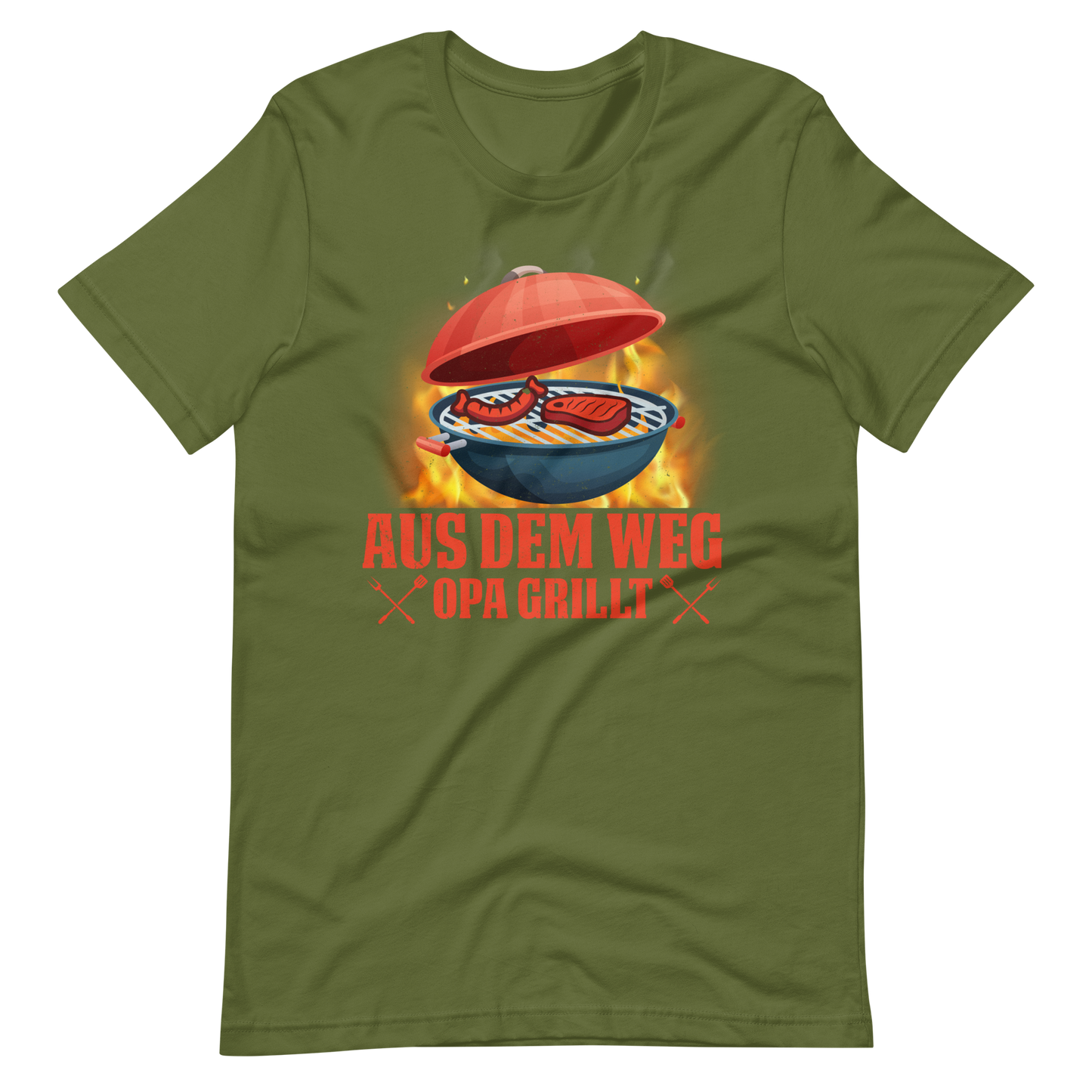 Lustiges Grill T-Shirt - OPA grillt!
