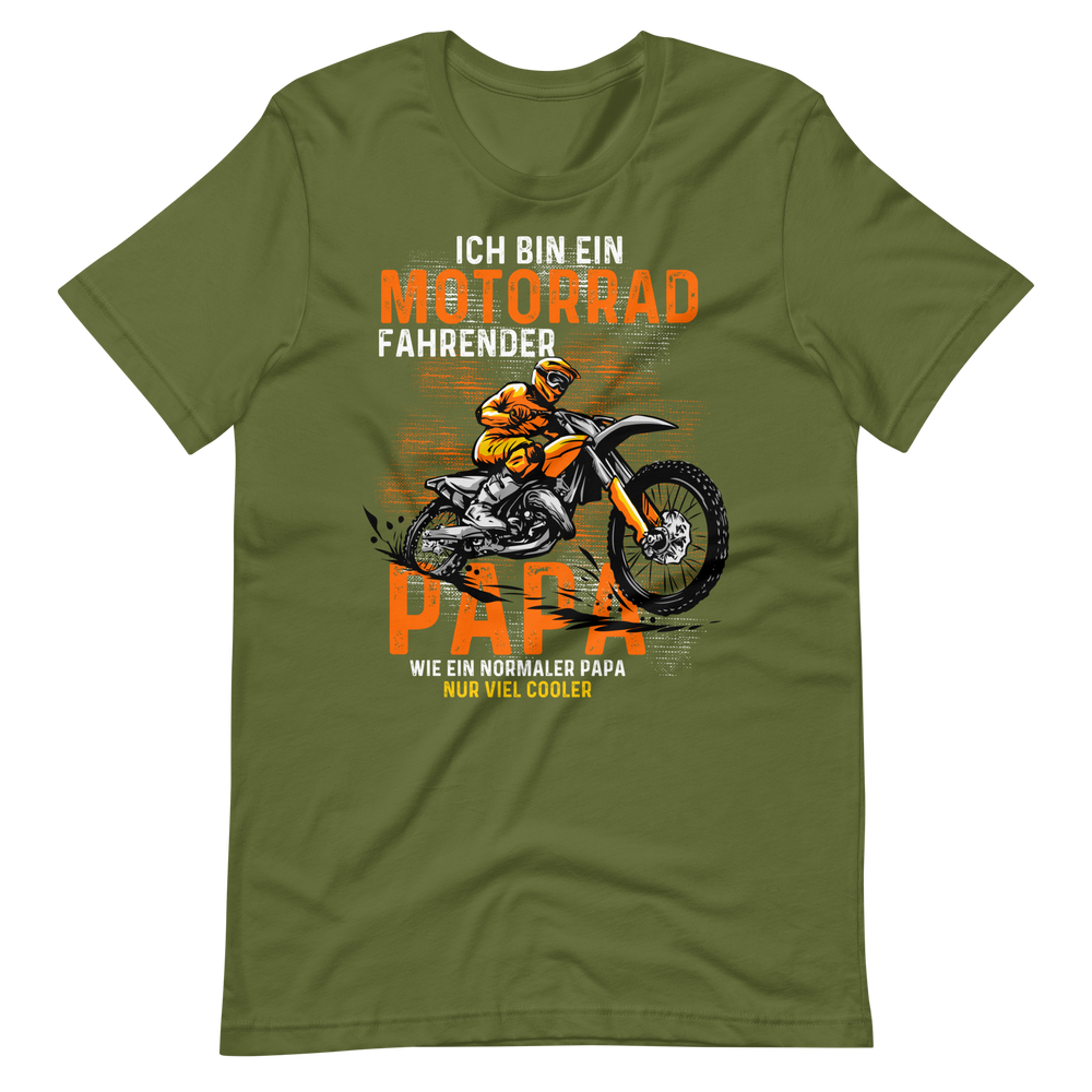 Motocross Papa T-Shirt | Cooler Spruch für Väter | Lustiges Geschenk