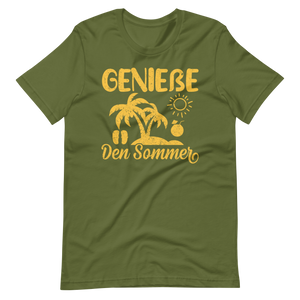 Sommer-T-Shirt "Genieße den Sommer!"