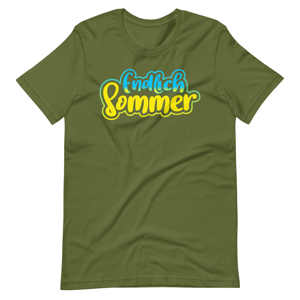 Trendiges T-Shirt "Endlich Sommer! Logo Style!" | Lässiger Look