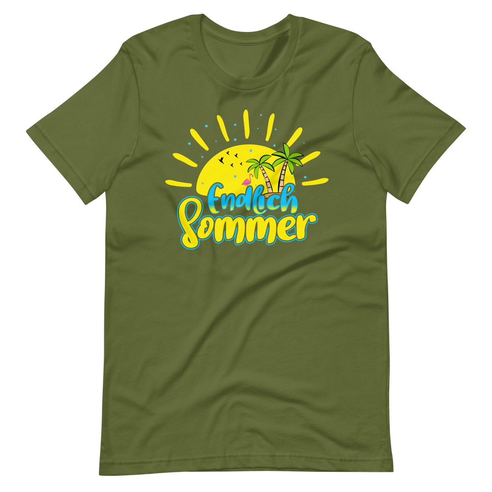 Sommer-T-Shirt "Endlich Sommer! Fun Style!" | Lässiger Look