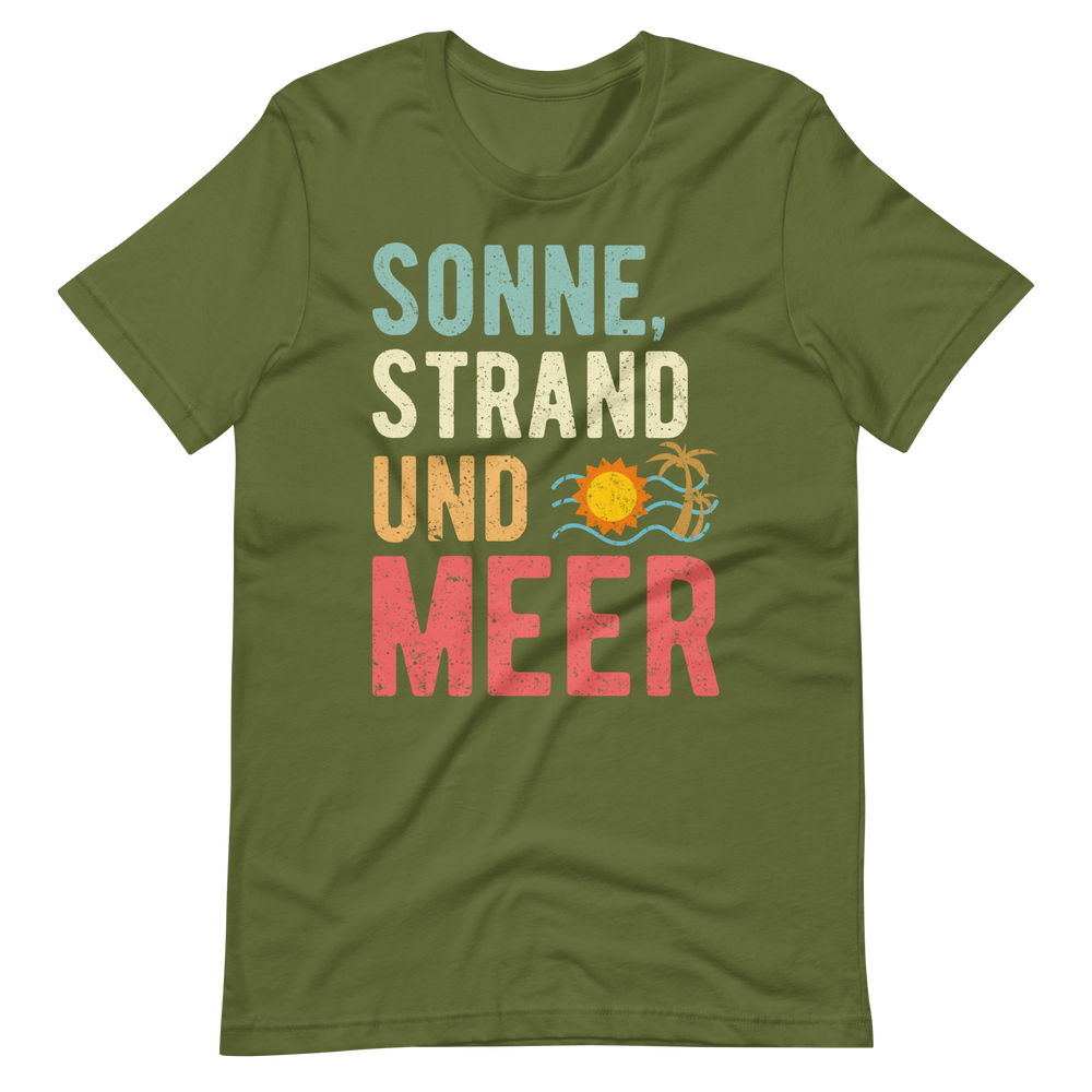 Sommer-T-Shirt "Sonne, Strand und MEER!" | Urlaubsfeeling pur