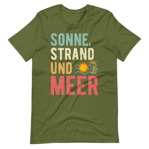 Sommer-T-Shirt "Sonne, Strand und MEER!" | Urlaubsfeeling pur