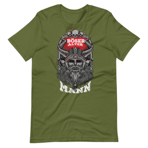 Lustiges T-Shirt "Böser alter Mann! Viking Style!"