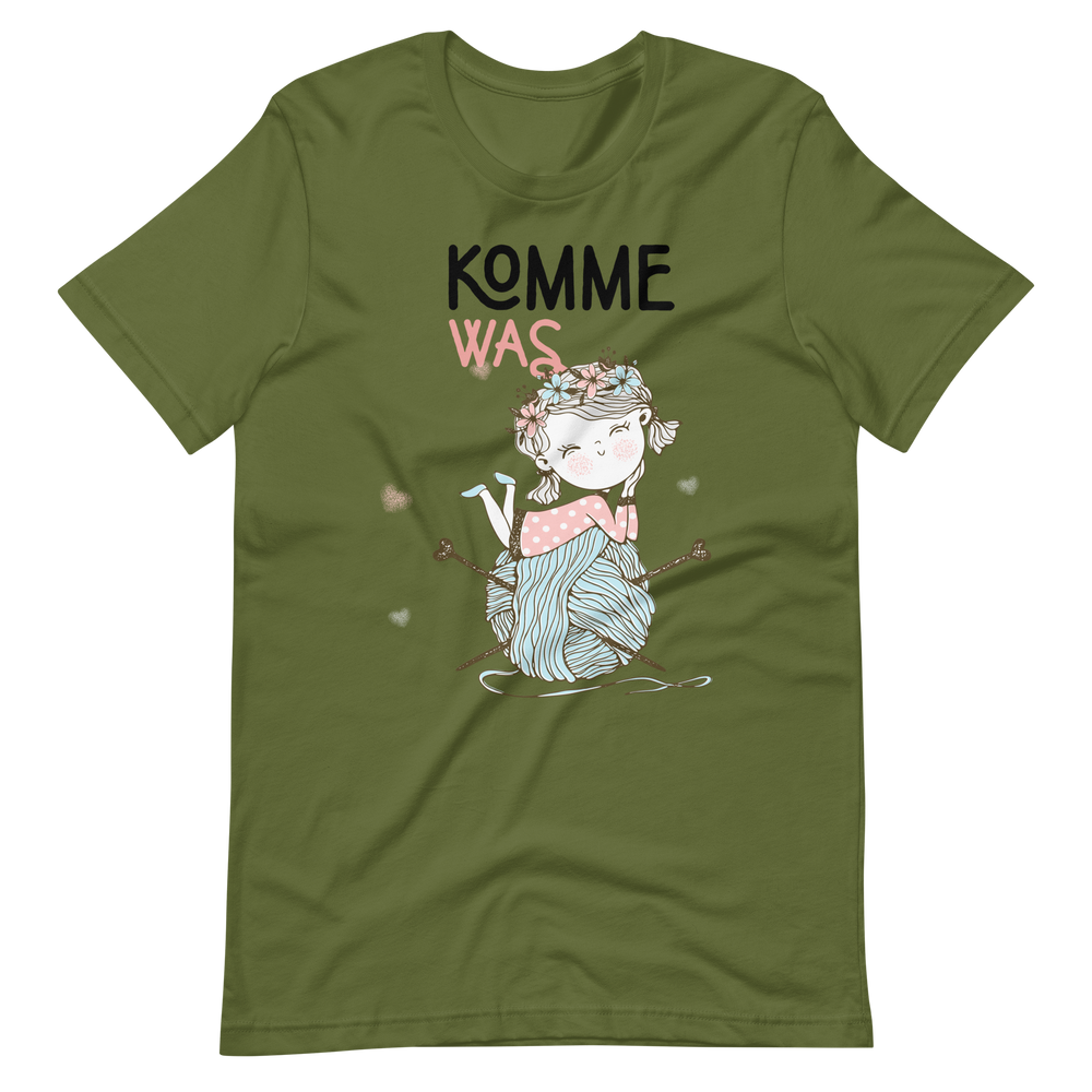 Lustiges T-Shirt! "Komme was Wolle!" | Witziger Spruch